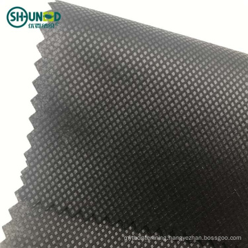 50gsm Black Eco-Friendly PP Spunbond Non Woven Fabric Rolls for Bags Manufacturing